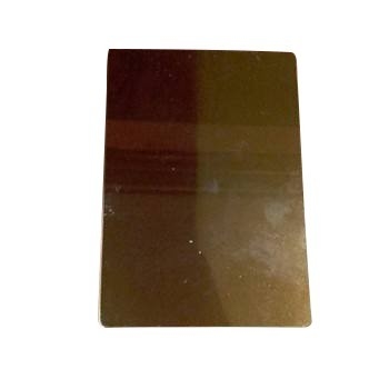 0.06mm-0.5mm Aluminum Thickness Golden Mirror ACP Panels for Gas Station Wall Cladding